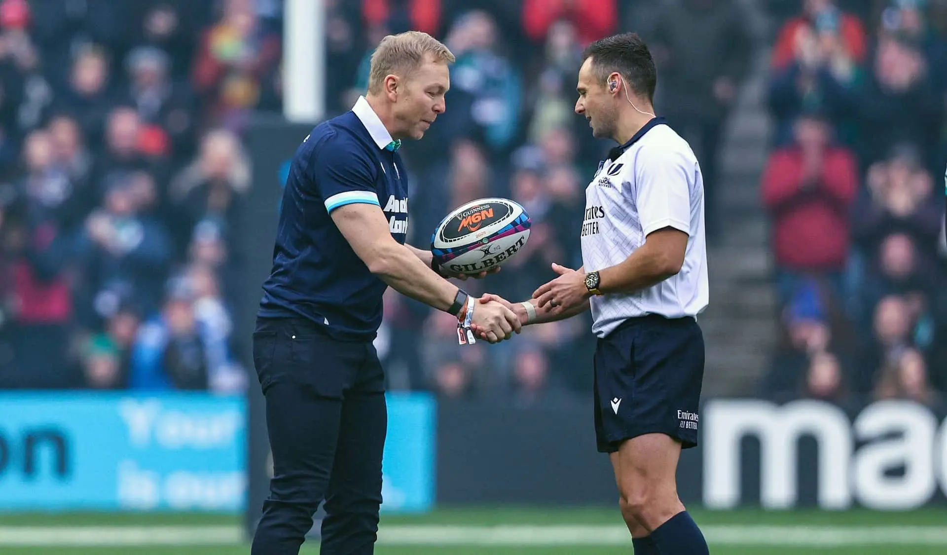 Sir Chris Hoy with emotional match ball presentation after Doddie Aid 2025