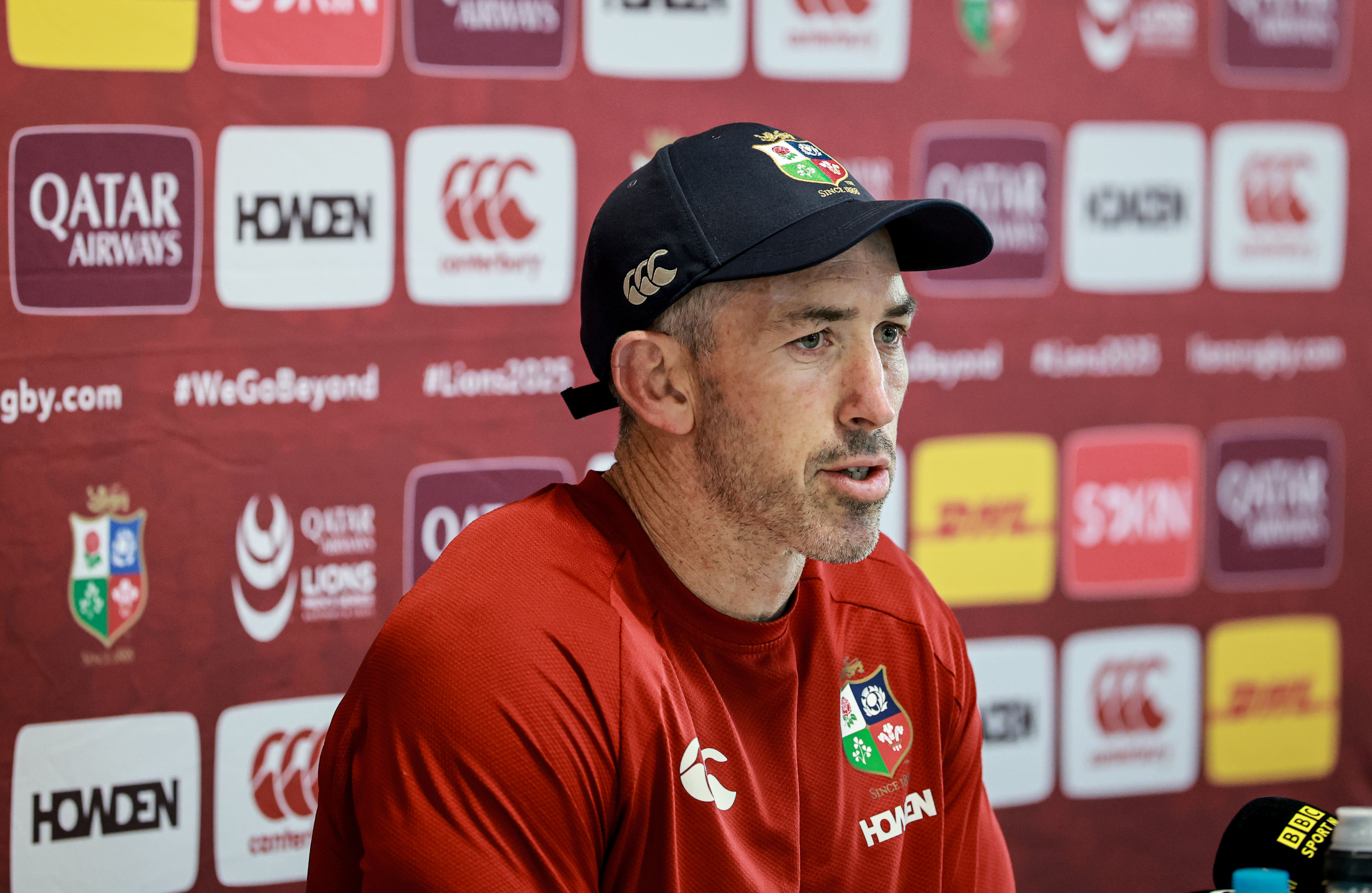 Andrew Goodman during his press conference