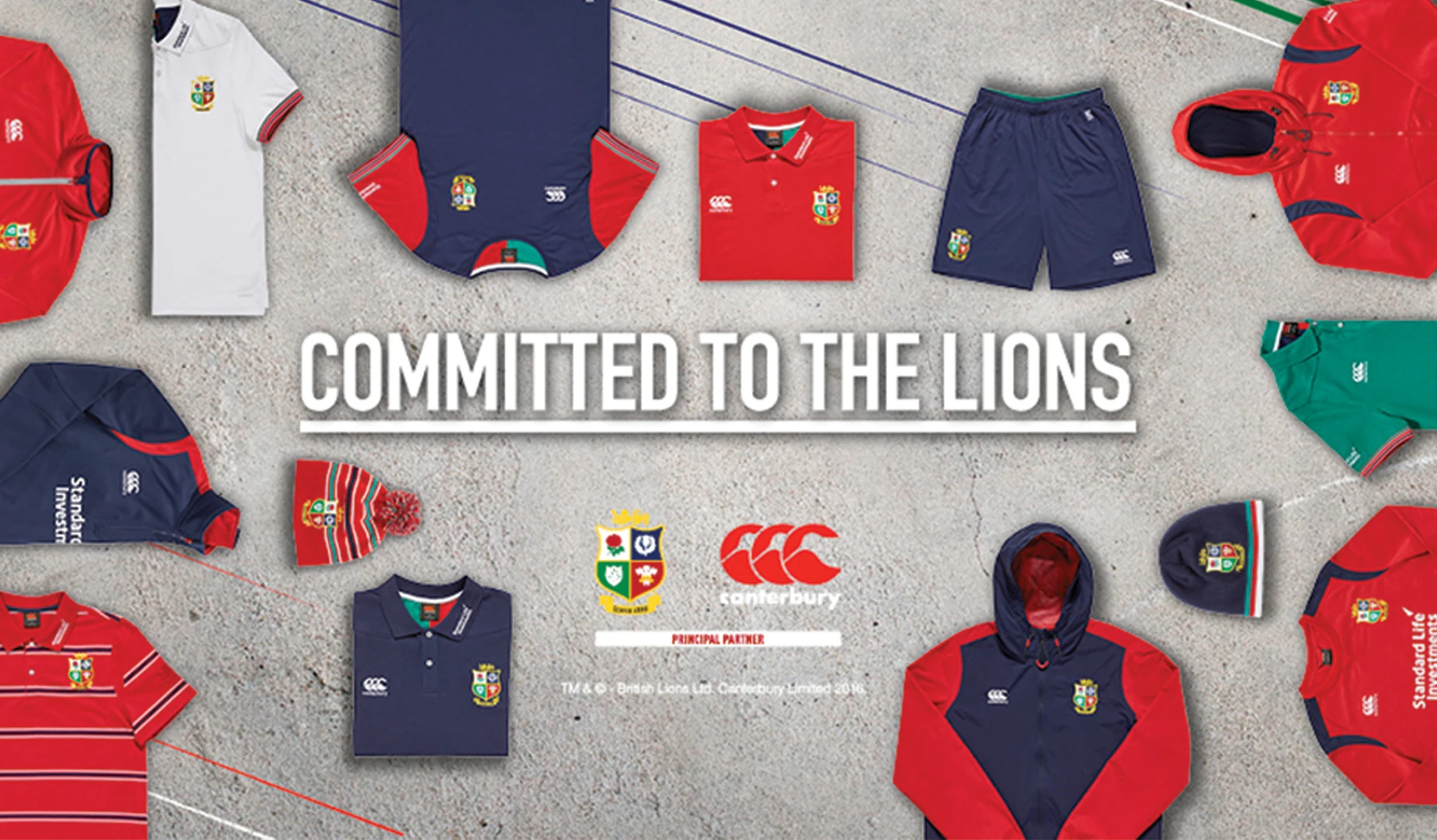 Canterbury unveil new Lions training kit