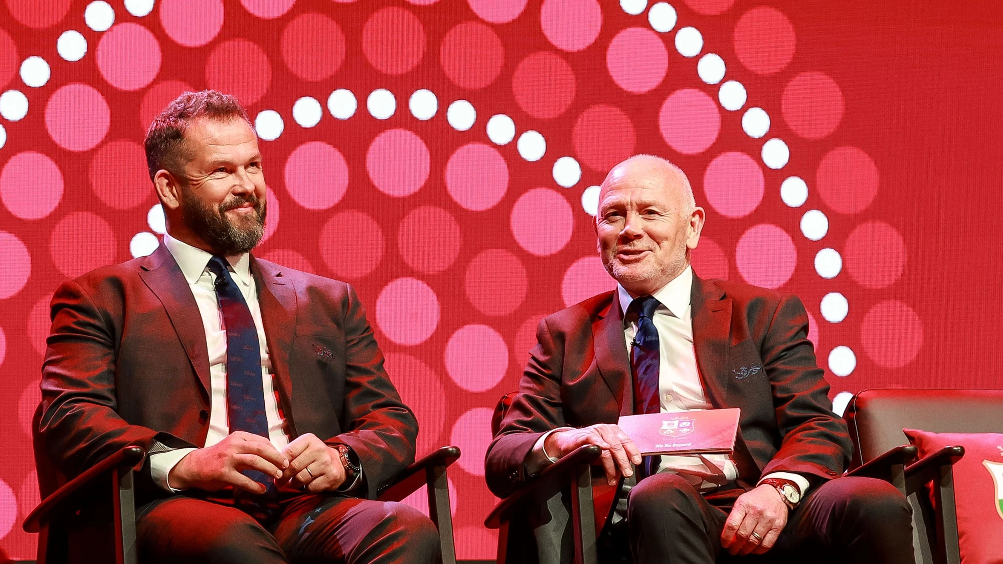 Andy Farrell and Ieuan Evans