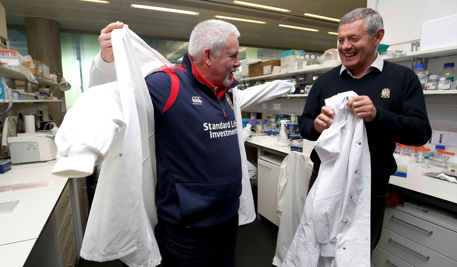 Lions support Cure Parkinson's Trust with research visit