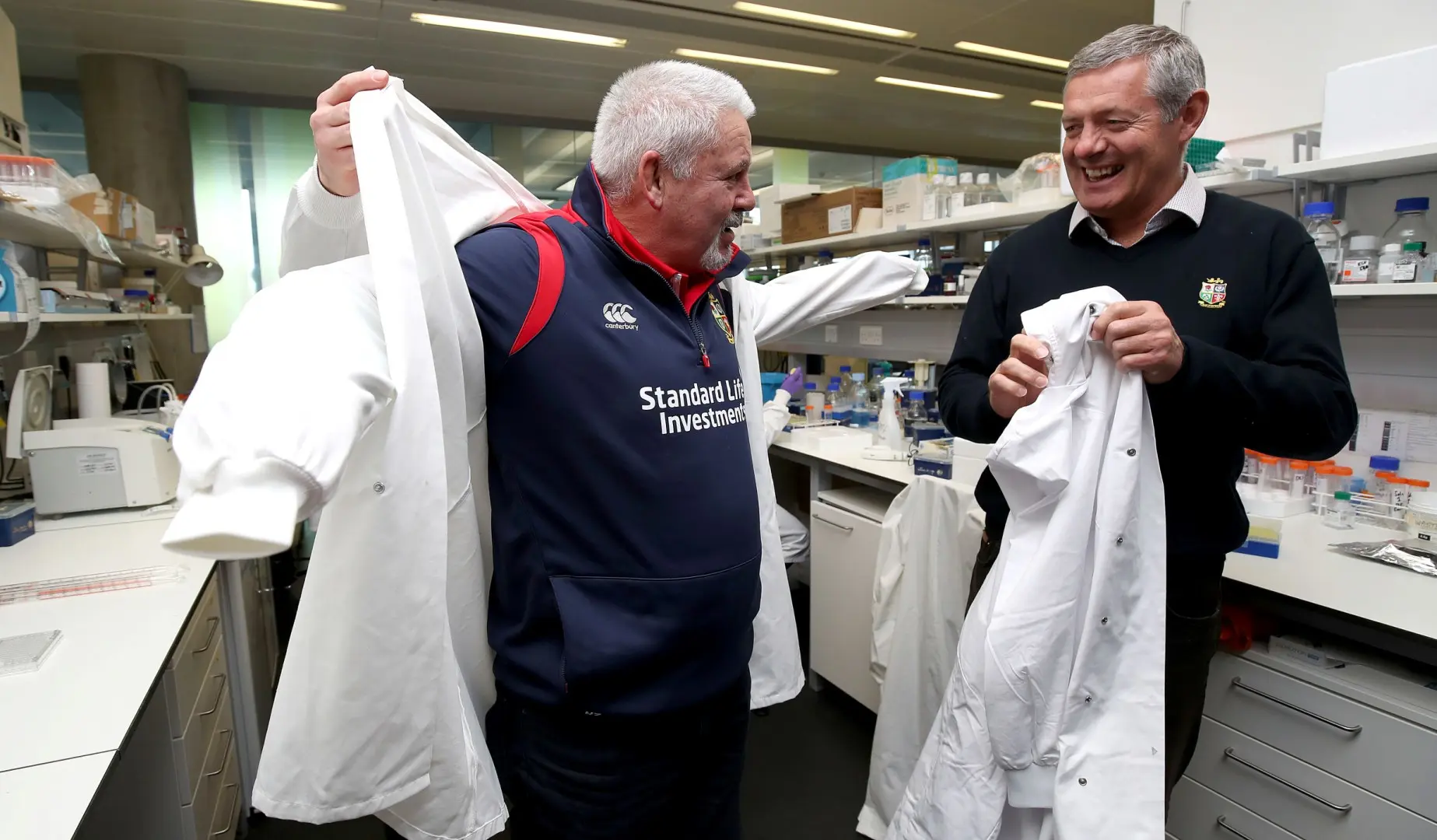 Lions support Cure Parkinson's Trust with research visit