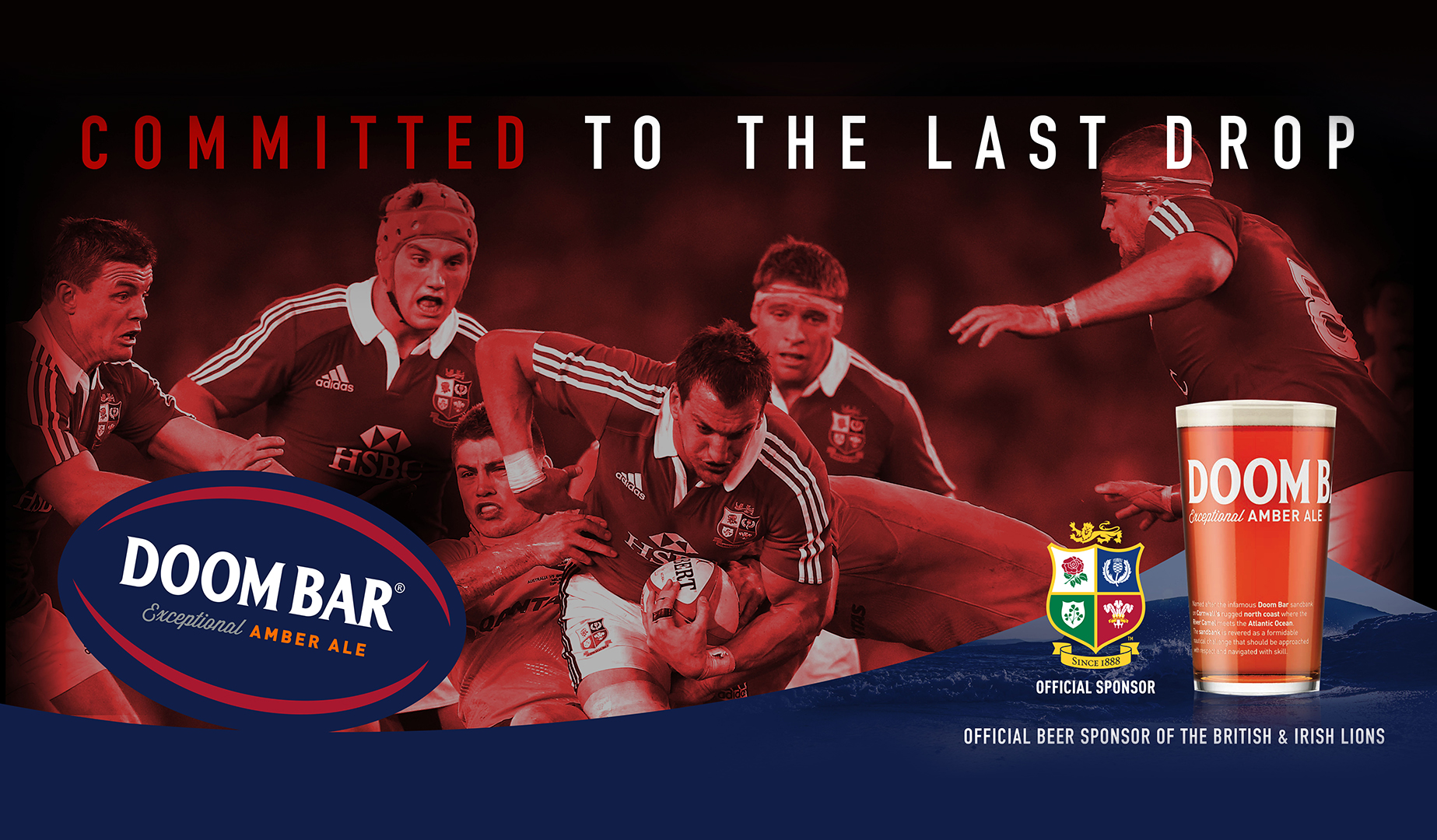 The British & Irish Lions Pack Down With Doom Bar