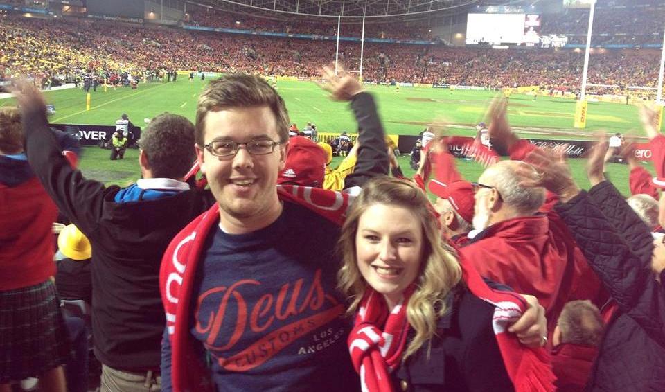 Falling in love at a Lions match