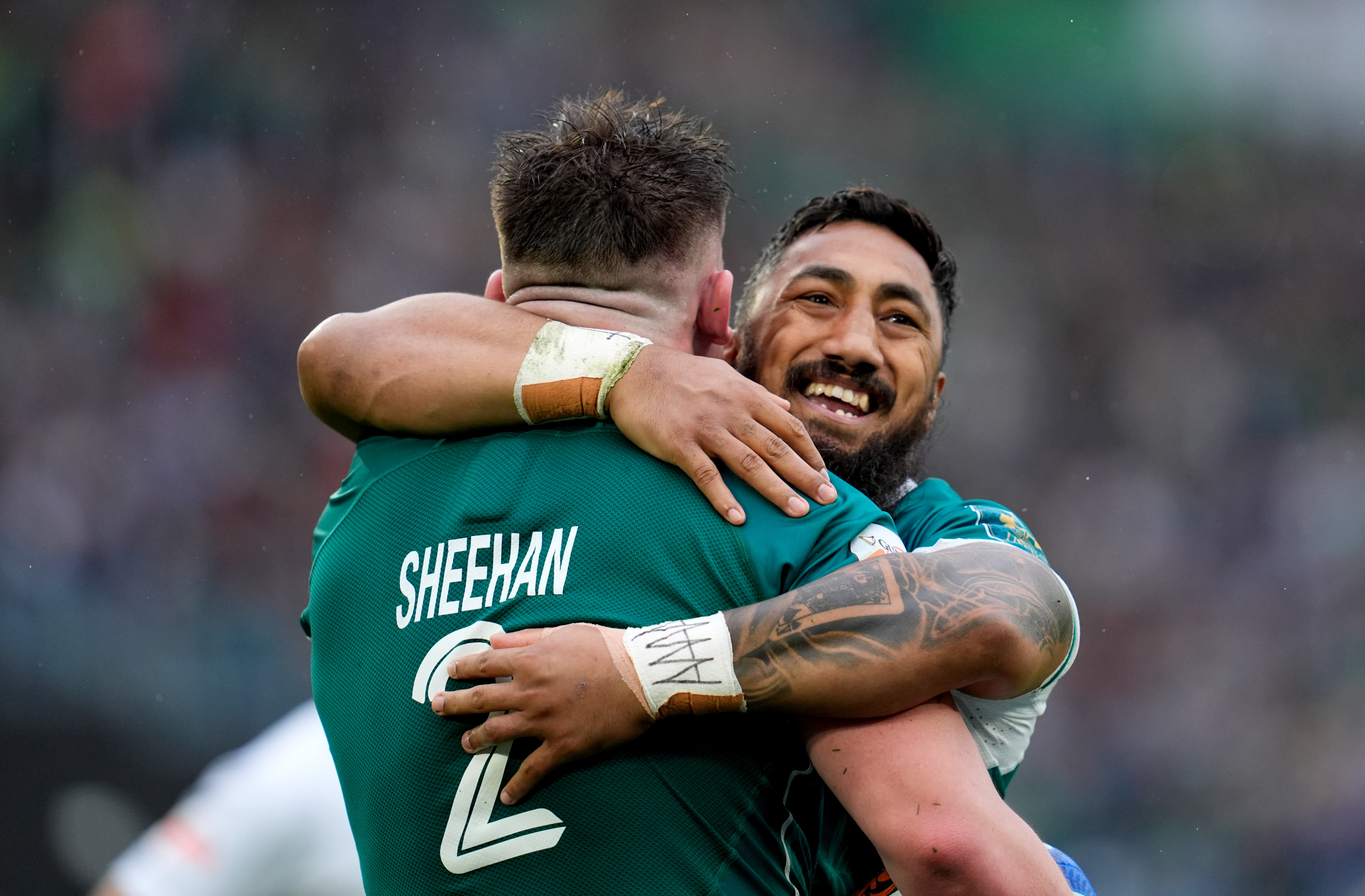 Bundee Aki and Dan Sheehan