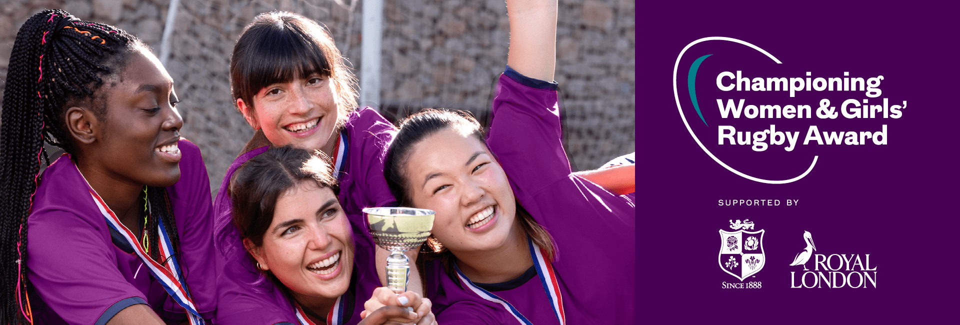 Royal London and The British & Irish Lions announce four £10,000 grants to grassroots women's rugby clubs