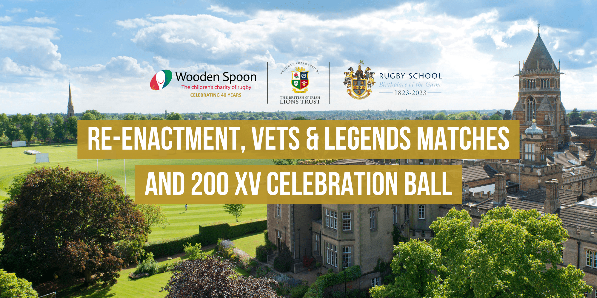 Wooden Spoon to host charity event at Rugby School