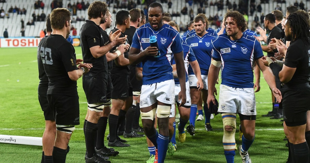 Attie Samuelson Namibia prove they belong against the All Blacks - The British & Irish ...
