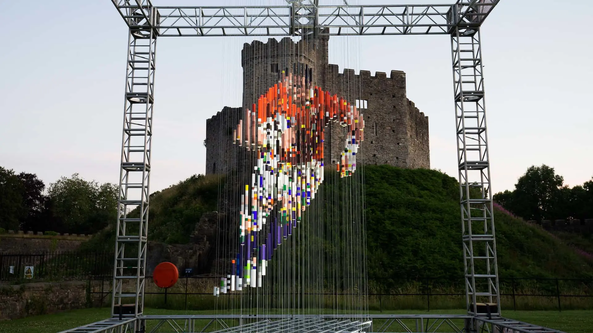 Artistic tribute to the Lions unveiled at Cardiff Castle