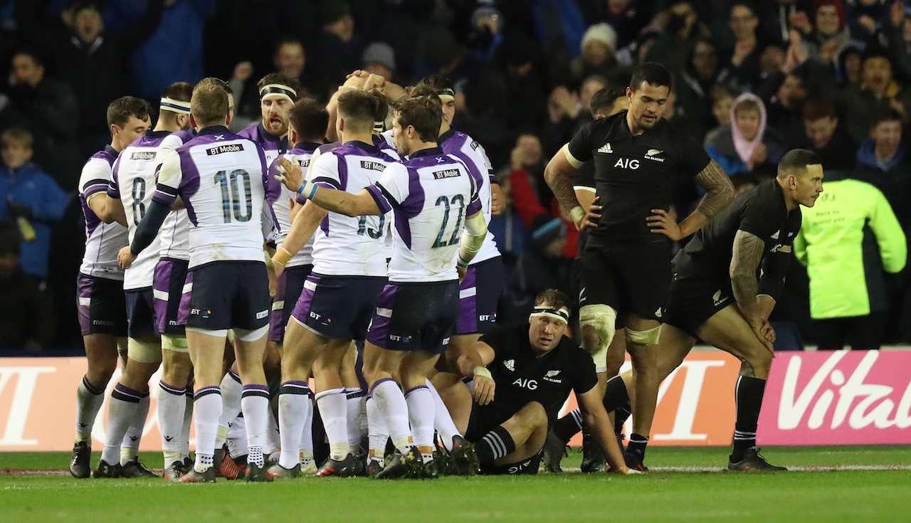 England break records as Scotland fall just short against New Zealand