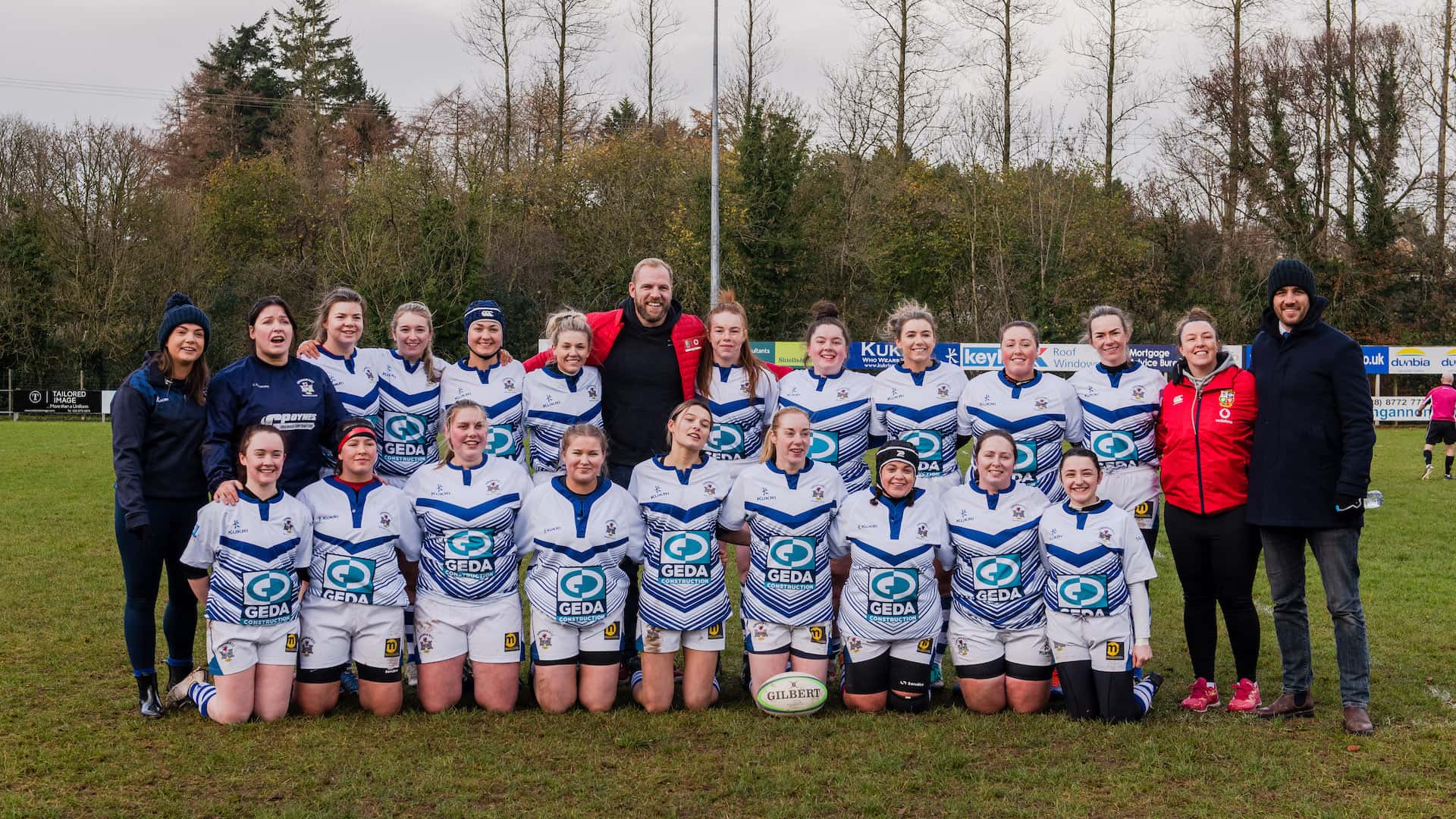 Rugby legends visit Dungannon RFC as part of Vodafone's Lions Legacy Tour