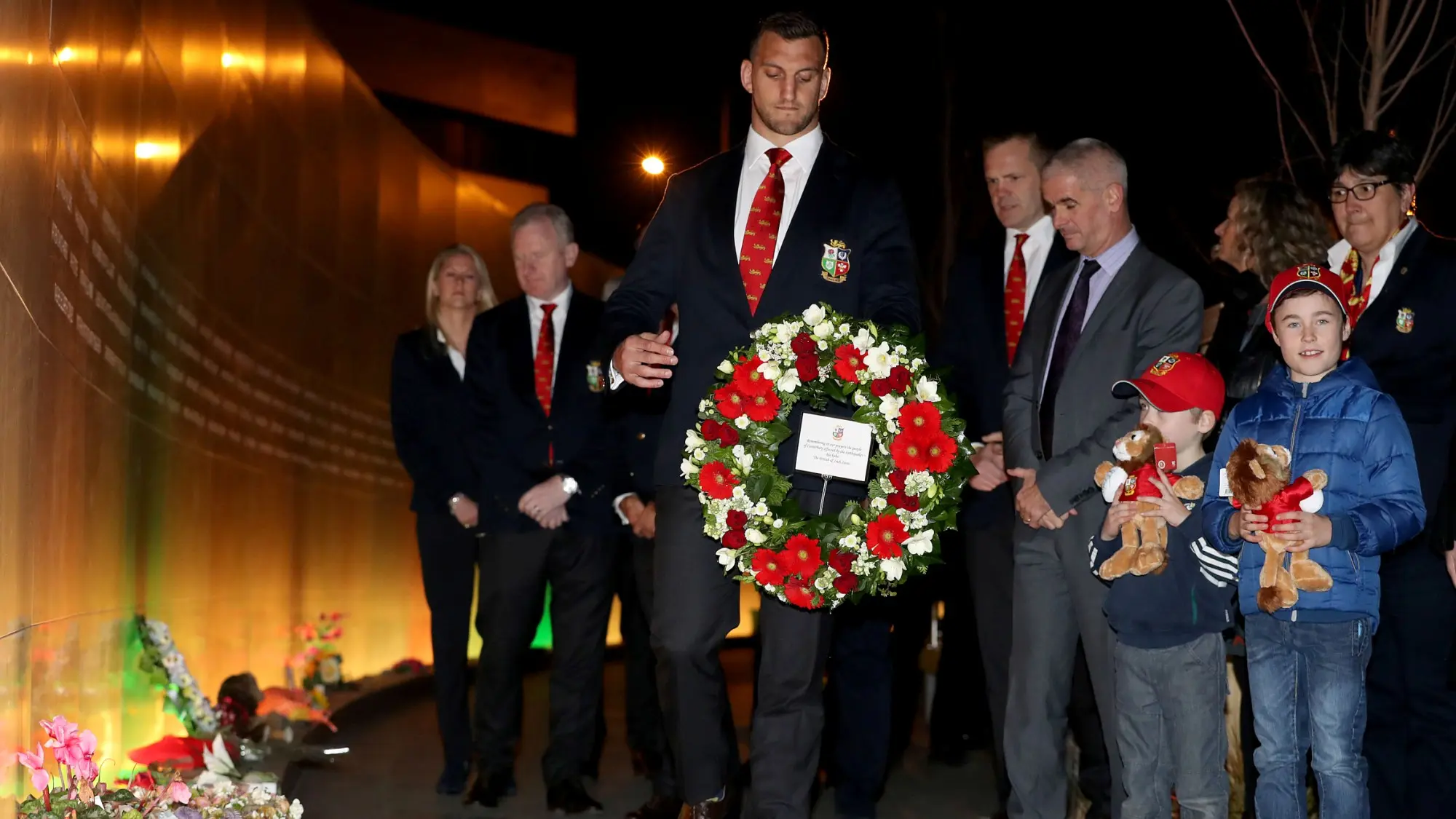 Lions representatives visit Canterbury Earthquake National Memorial