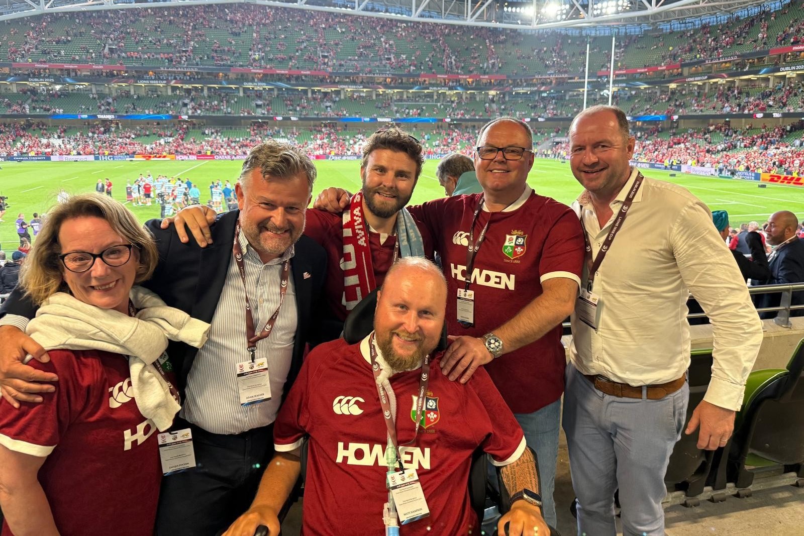 Matt Hampson Foundation at Test