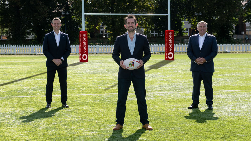 Vodafone to partner with Lions for rugby's greatest adventure