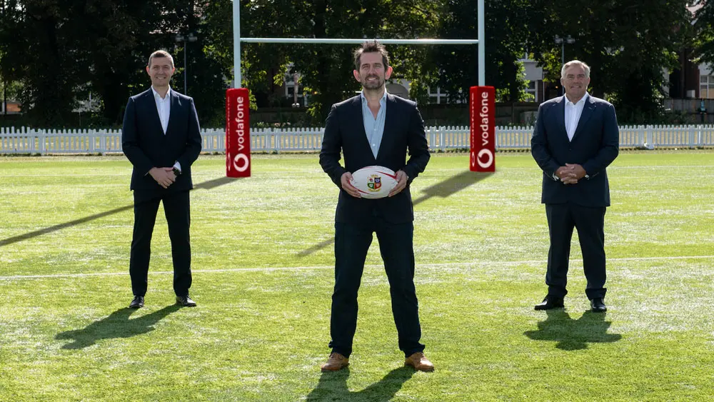 Vodafone to partner with Lions for rugby's greatest adventure
