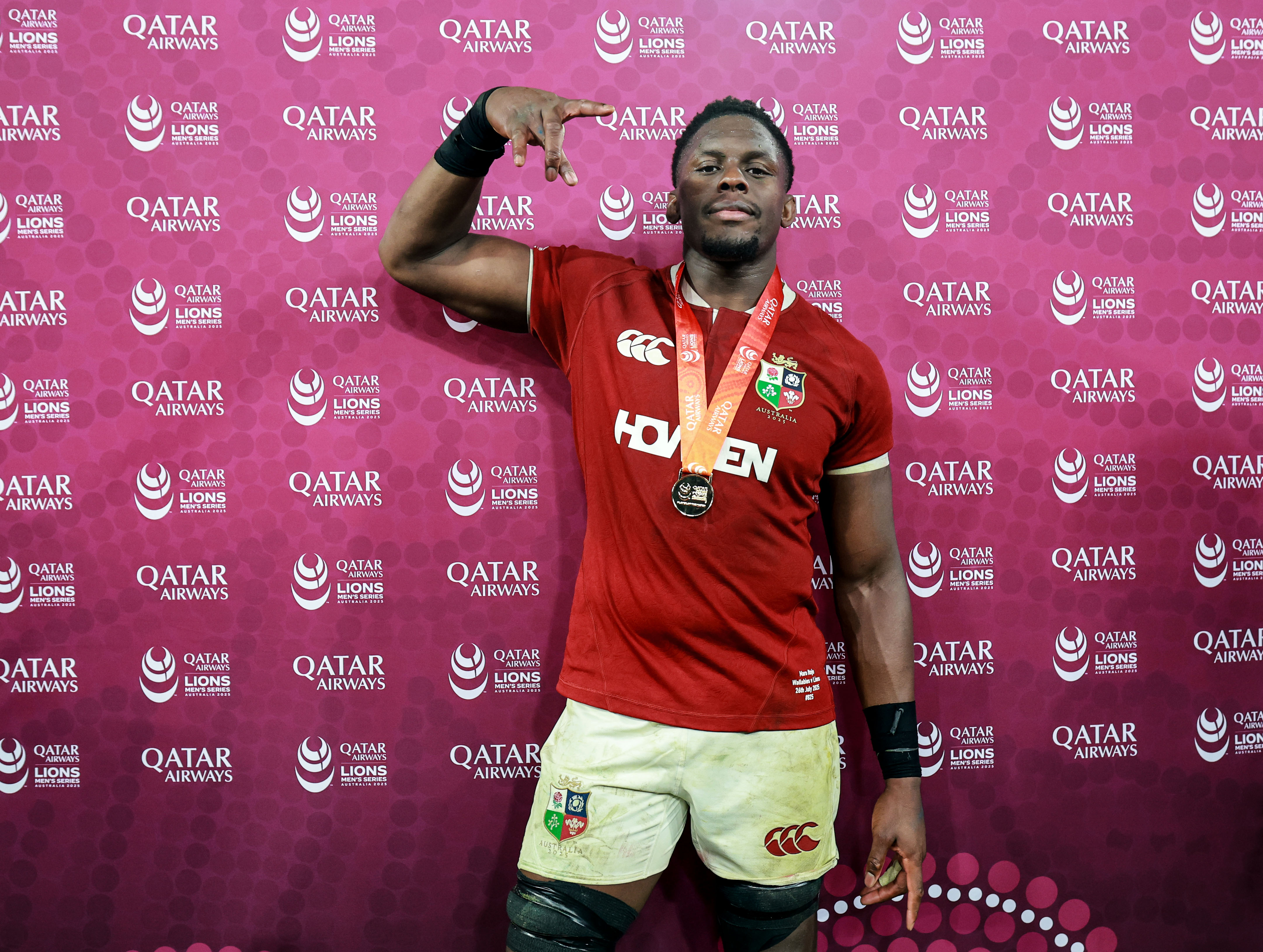 Maro Itoje was named Player of the Match in Melbourne