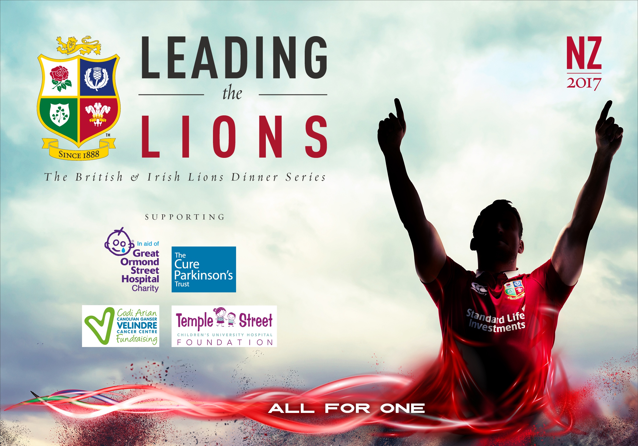 BRITISH & IRISH LIONS PARTNER WITH HOME NATIONS CHARITIES