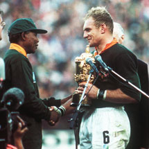 Mandela charities receive Bok donation