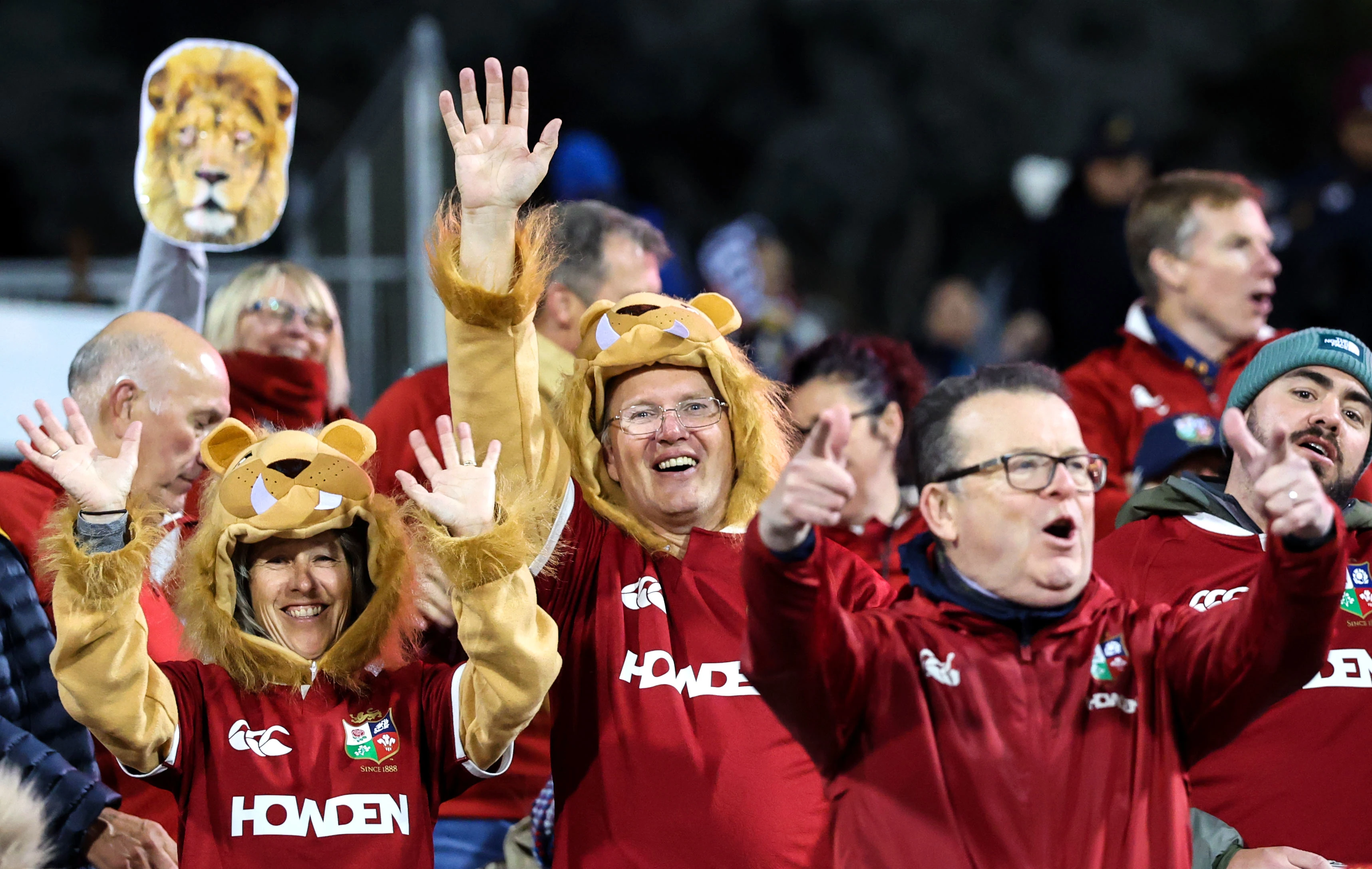 Lions pre-game v Brumbies