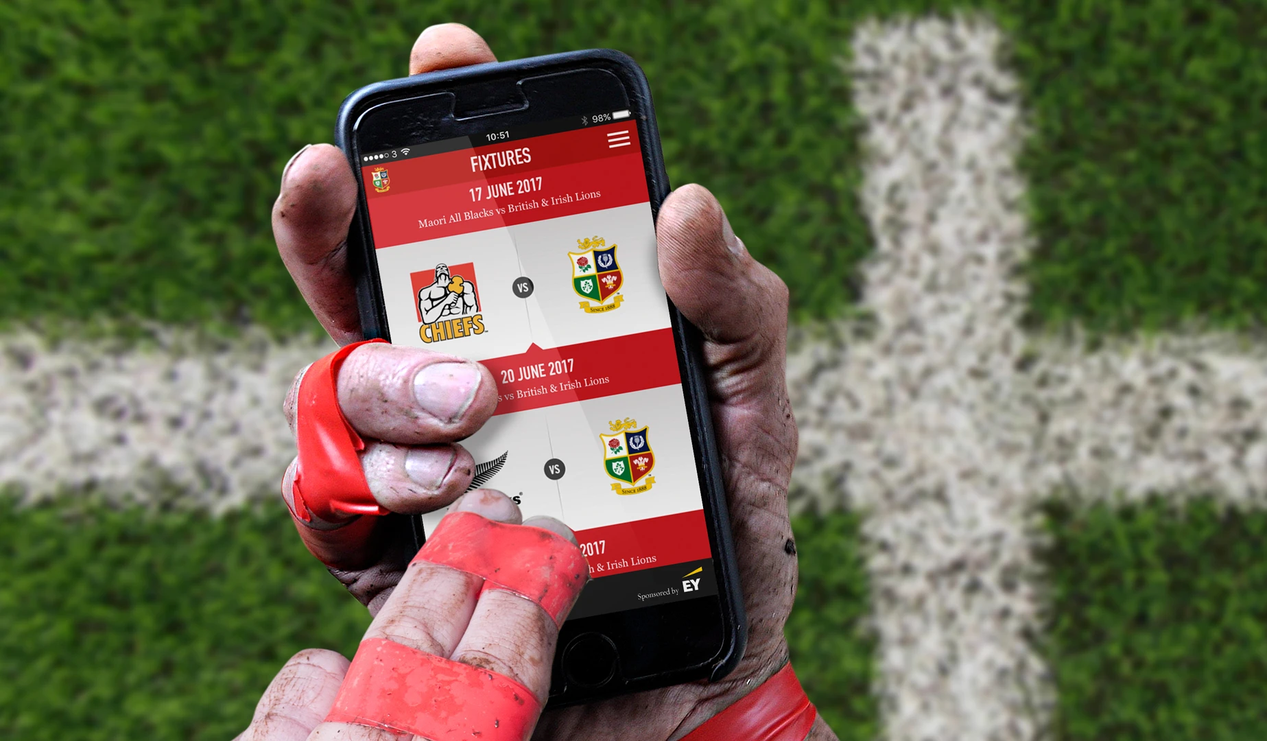 Download the Lions 2017 Tour calendar with the official App