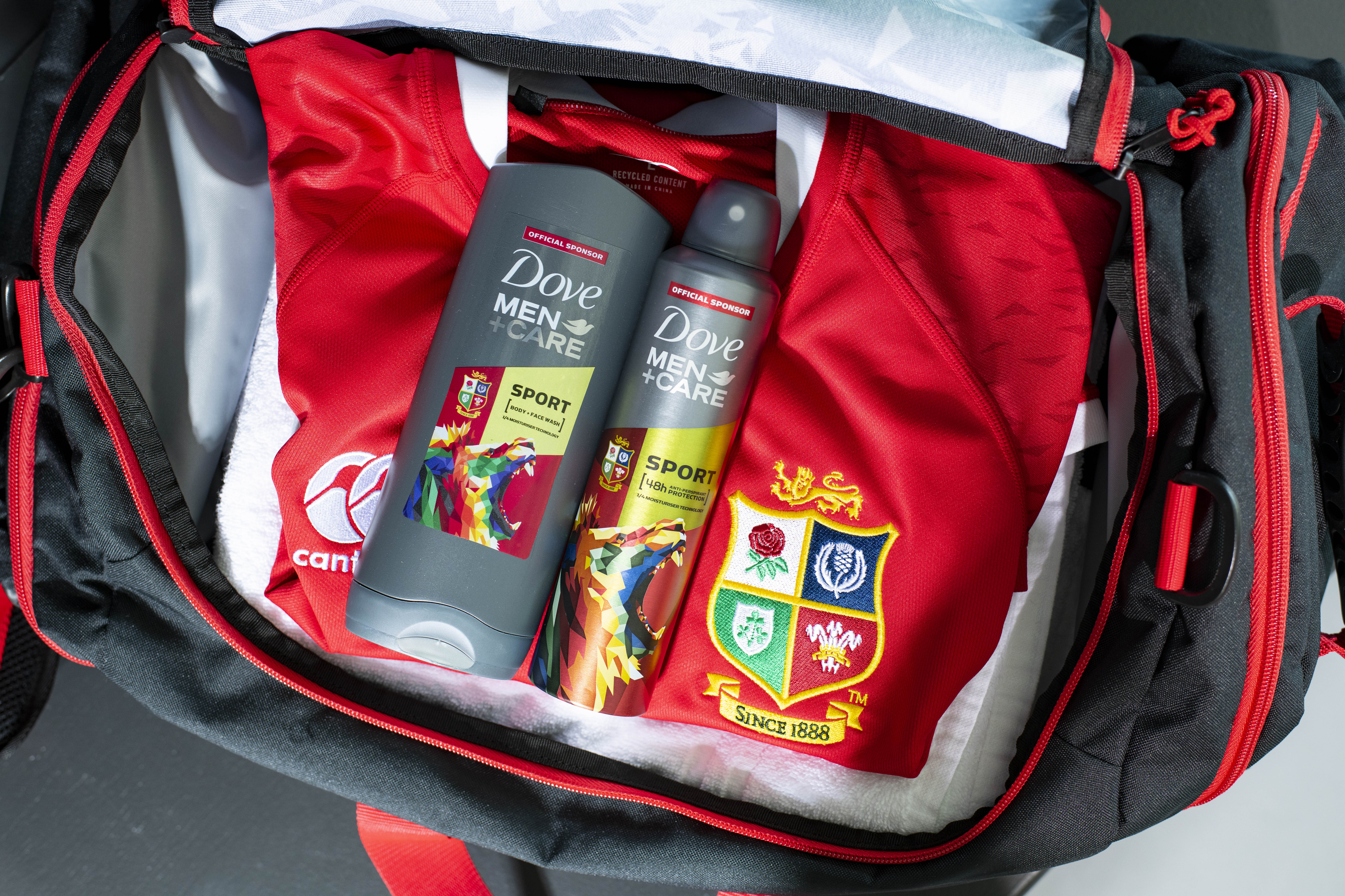 Lions partner with Dove Men+Care