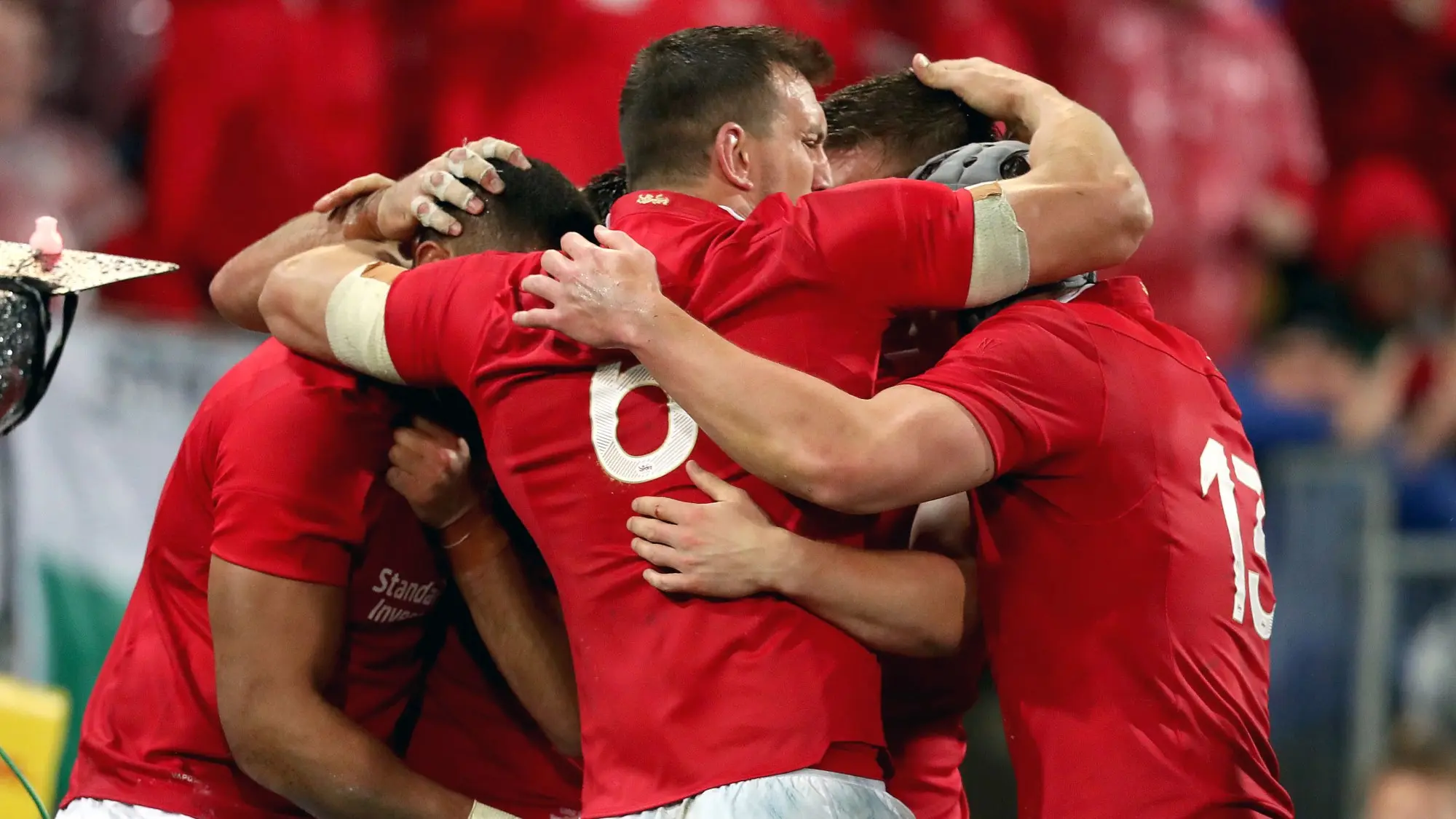 Gatland delighted with Lions courage and character in second Test win