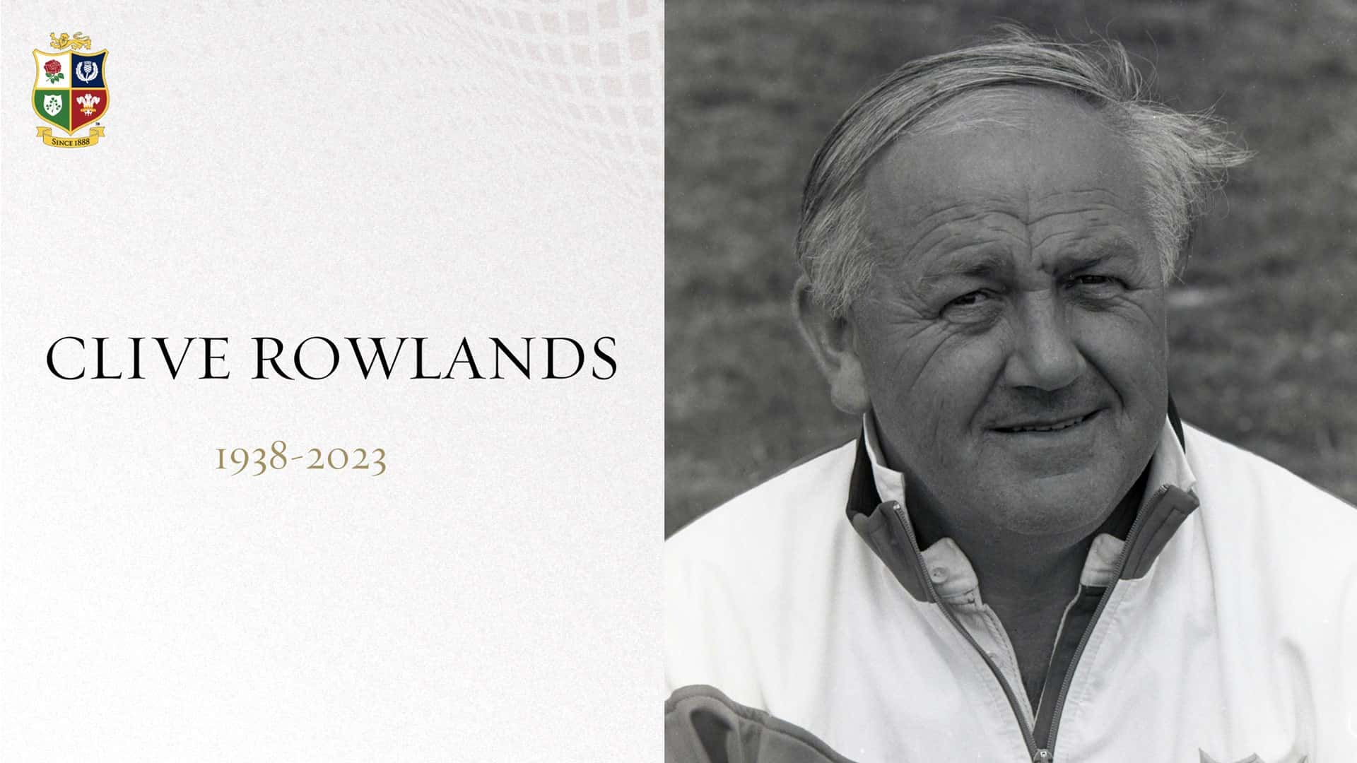 Rugby world pays tribute to Clive Rowlands OBE