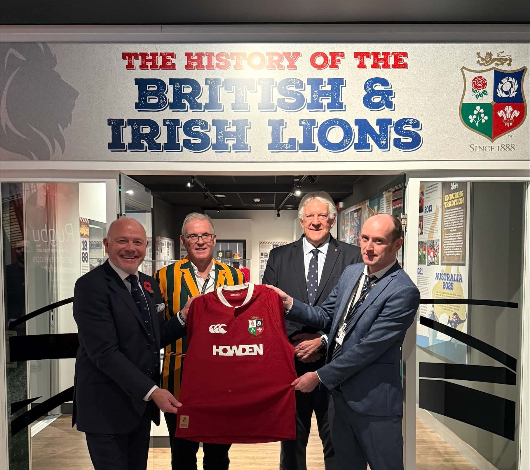 The History of the British & Irish Lions exhibition unveiled at World Rugby Museum