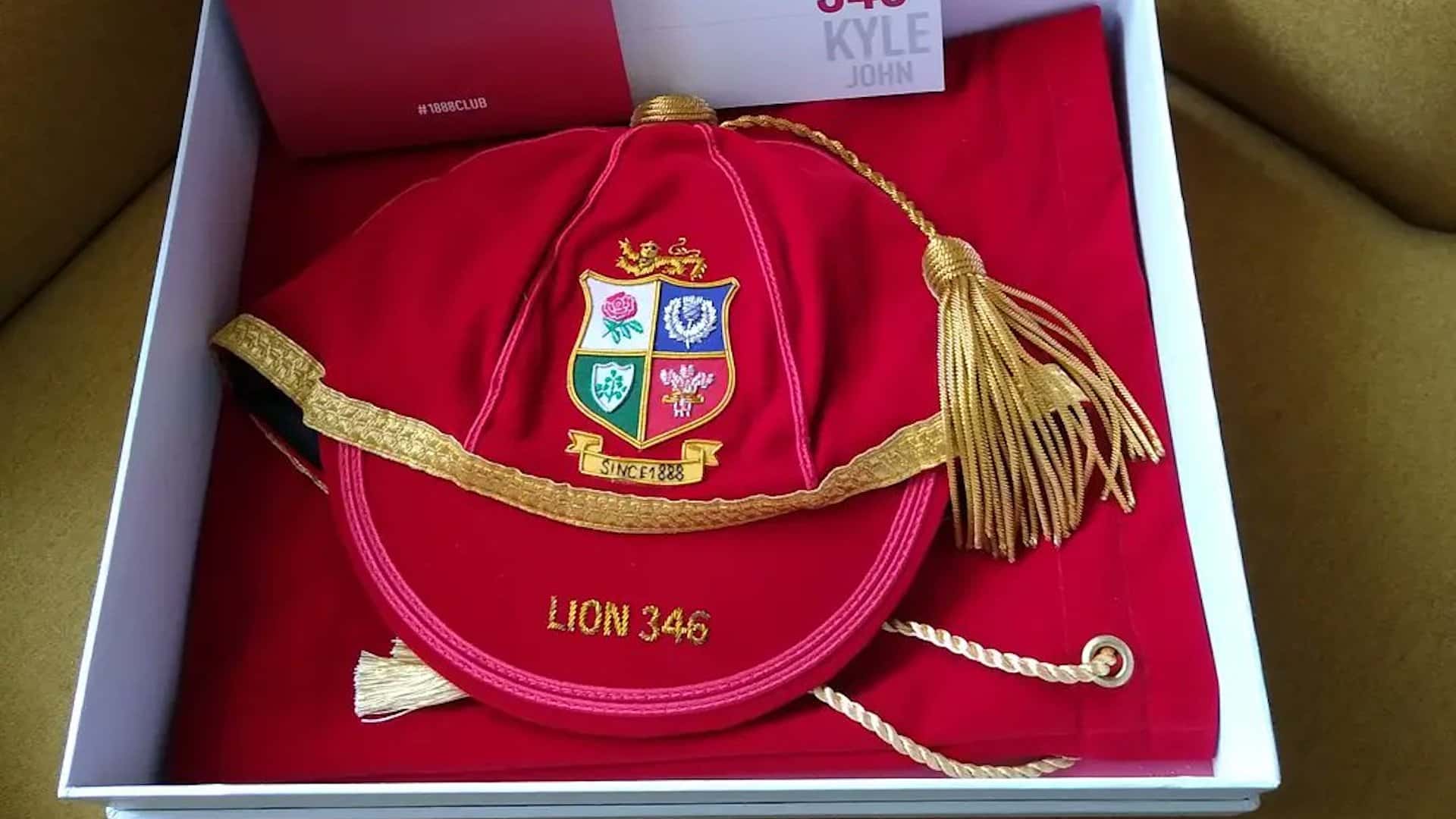 Lions recognised with caps by 1888 Club