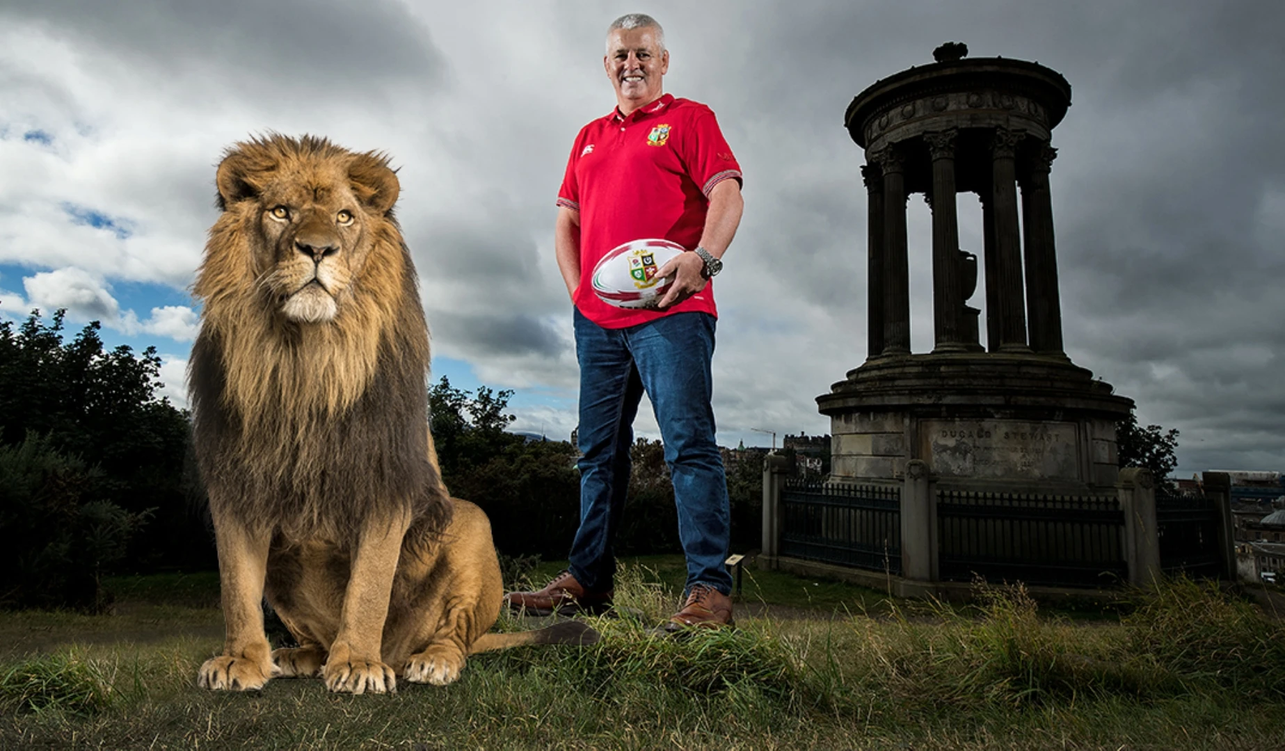 Real life lion to lead team onto pitch in New Zealand