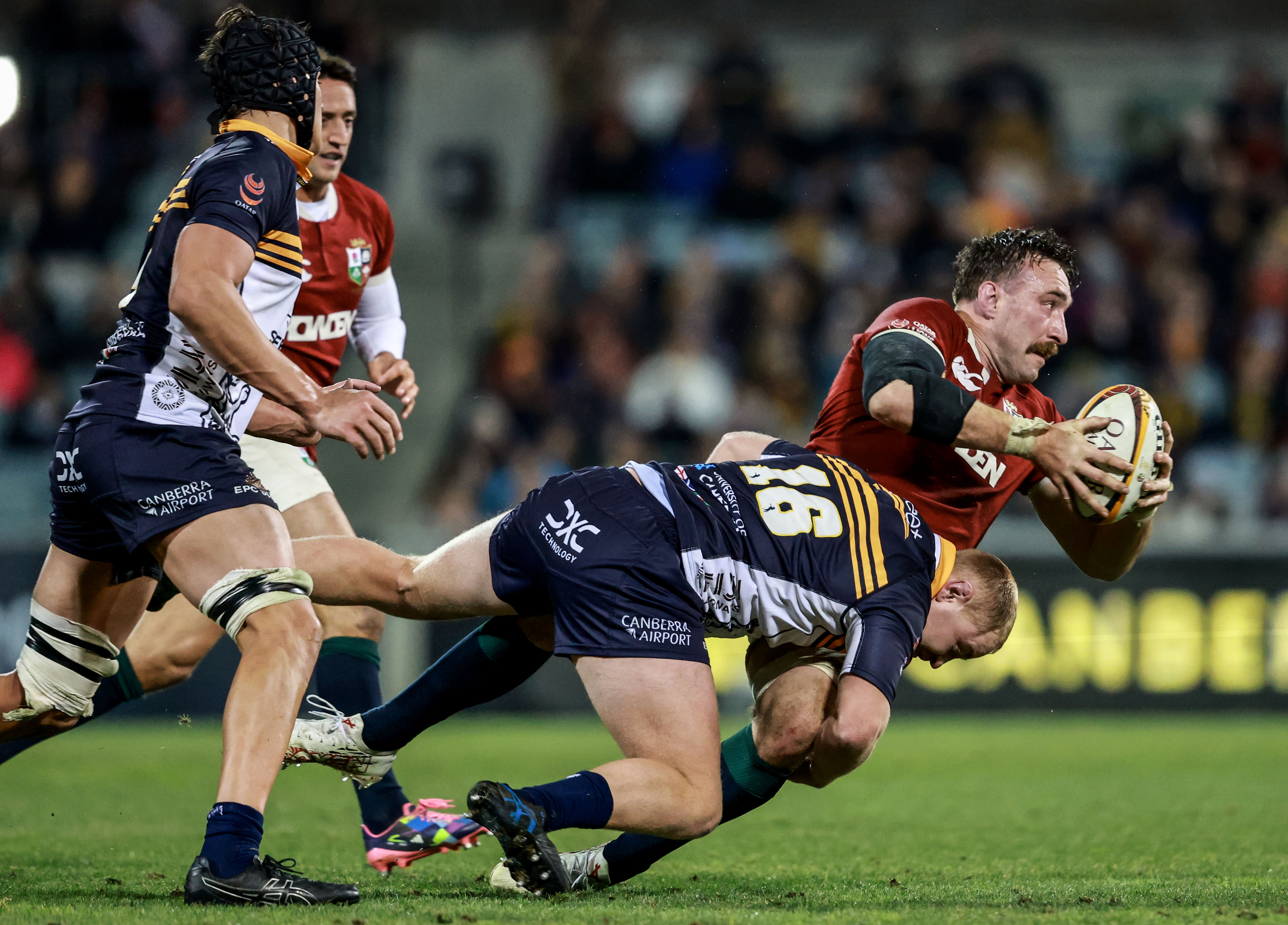 Jack Conan in action against ACT Brumbies