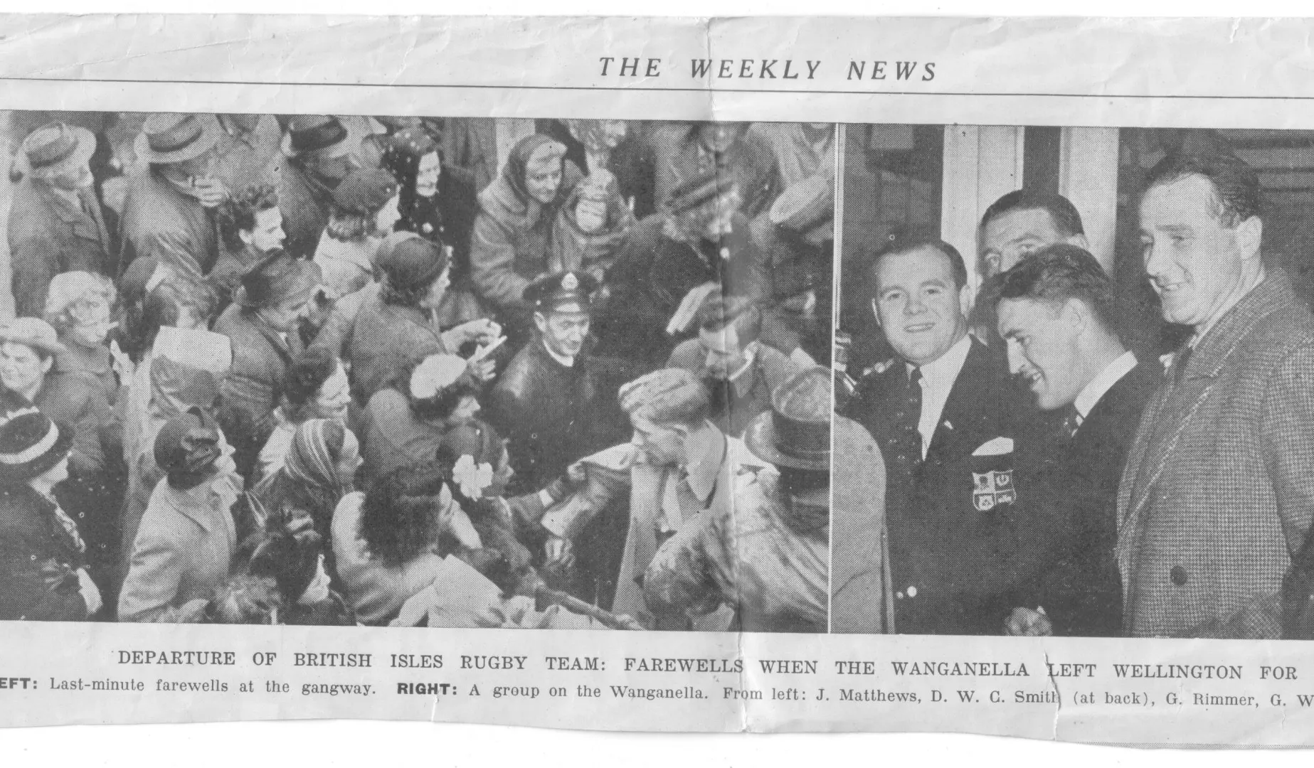 On This Day - 1950 'If rugby football could do this, it must be the greatest of all games.'