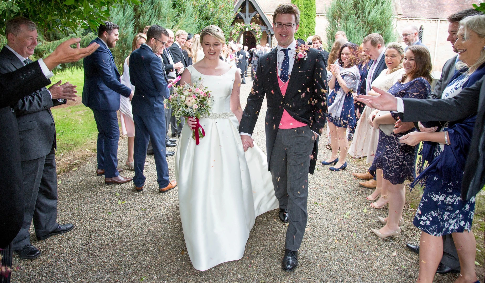 Warren Gatland delivers wedding team talk to remember