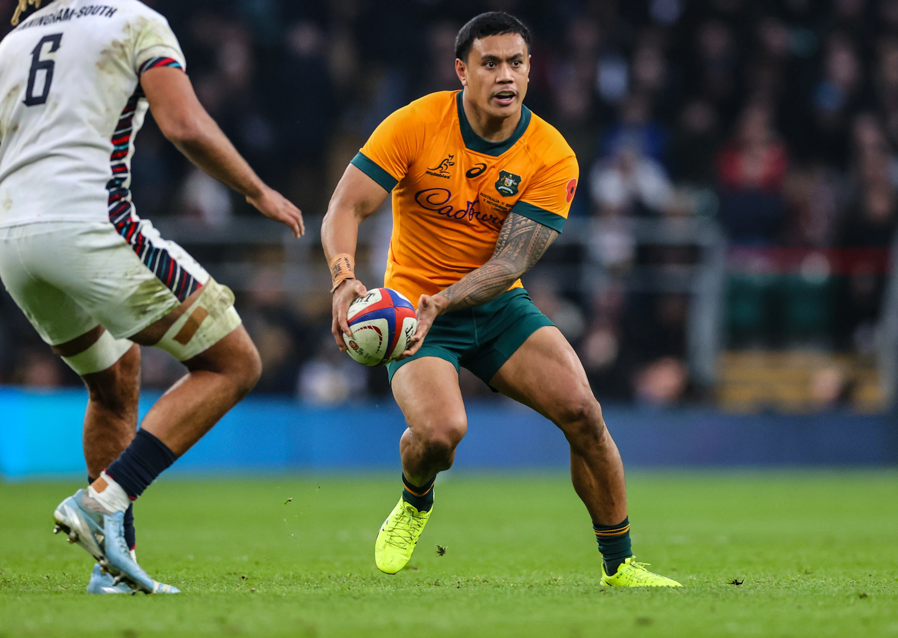 Len Ikitau Australia v England