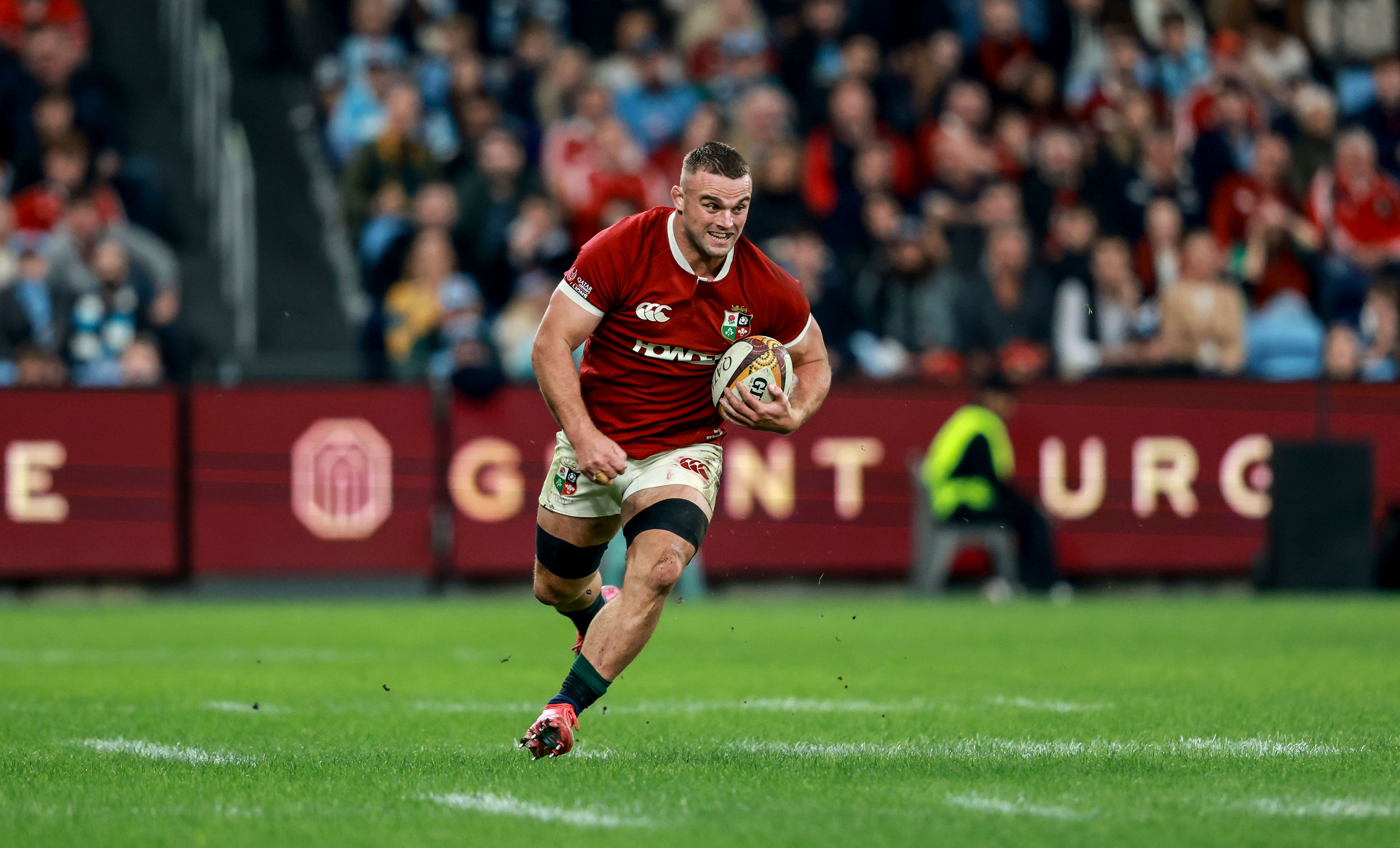 Ben Earl making one of his 22 carries