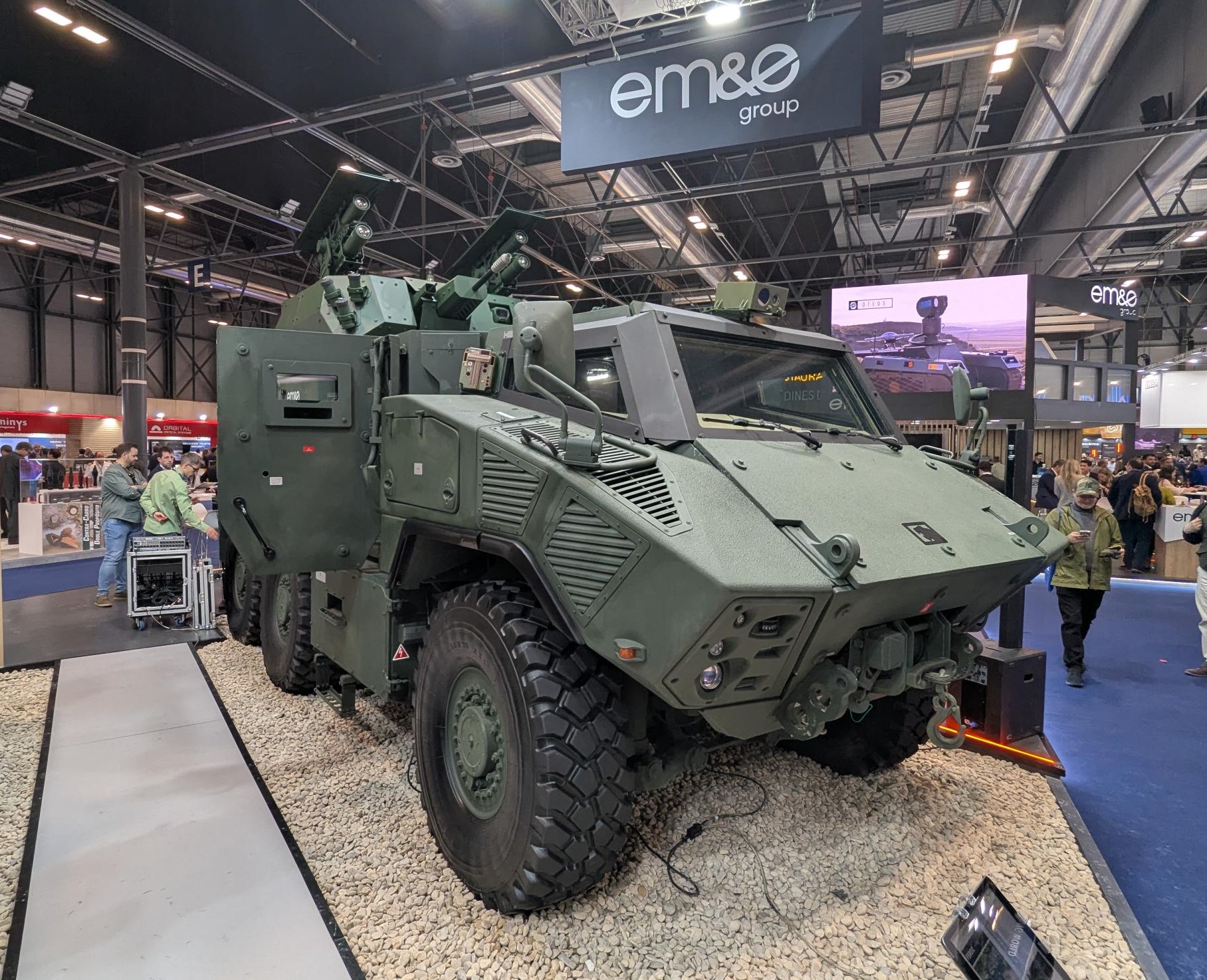 FEINDEF 2025 – International companies announced agreements with companies in Spain for 6×6 and 8×8 armored vehicles to be produced locally upon agreement. It is easy to manufacture our own 6X6 armored vehicle in Greece, of our own design.