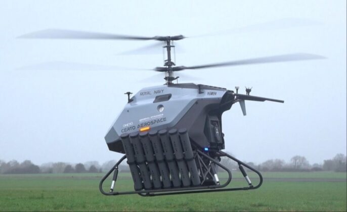Royal Navy Trials CAPSTONE Unmanned Helicopter for Anti-Submarine Warfare