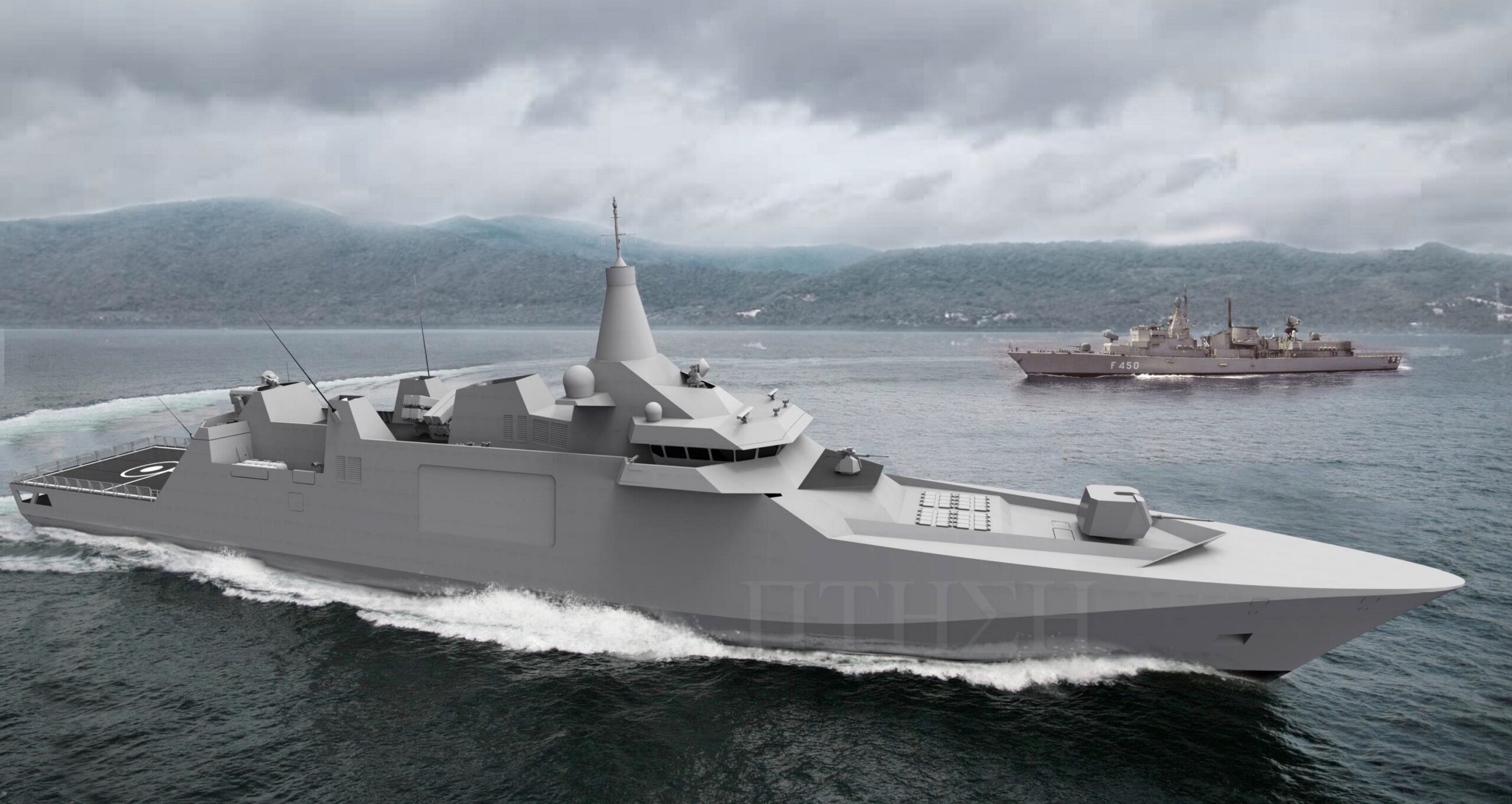 The combat management information center of a frigate. The interaction in the combat management information center during the battle. The consoles and their use in full analysis. The combat power of the SIGMA 1115/1116 frigates and the VLS MK-41