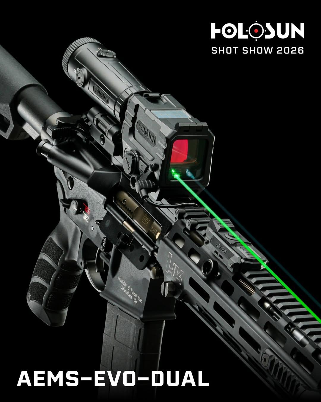 SHOT SHOW 2026: Holosun AEMS-EVO-DUAL & AEMS-EVO-Meet the Holosun AEMS-EVO and AEMS-EVO-DUAL. An optical system built for every lighting condition. Few in Greece deal with what is more important than the G3 rifle itself!