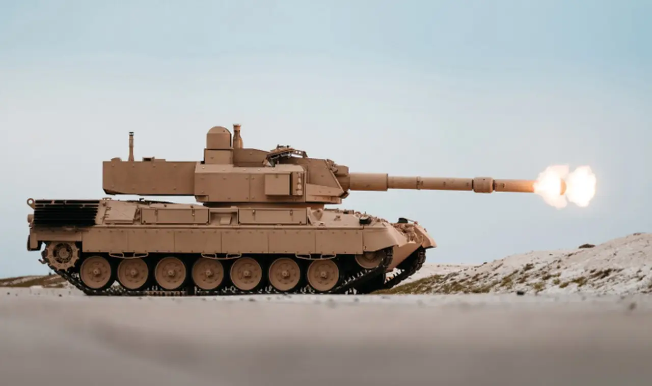 At the recent EDEX 2025 exhibition in Cairo, the Belgian company John Cockerill Defence presented a modernization project for the American M60 main battle tank, the same company is proposing the same turret for the modernization of the LEO 1 A5 tank 