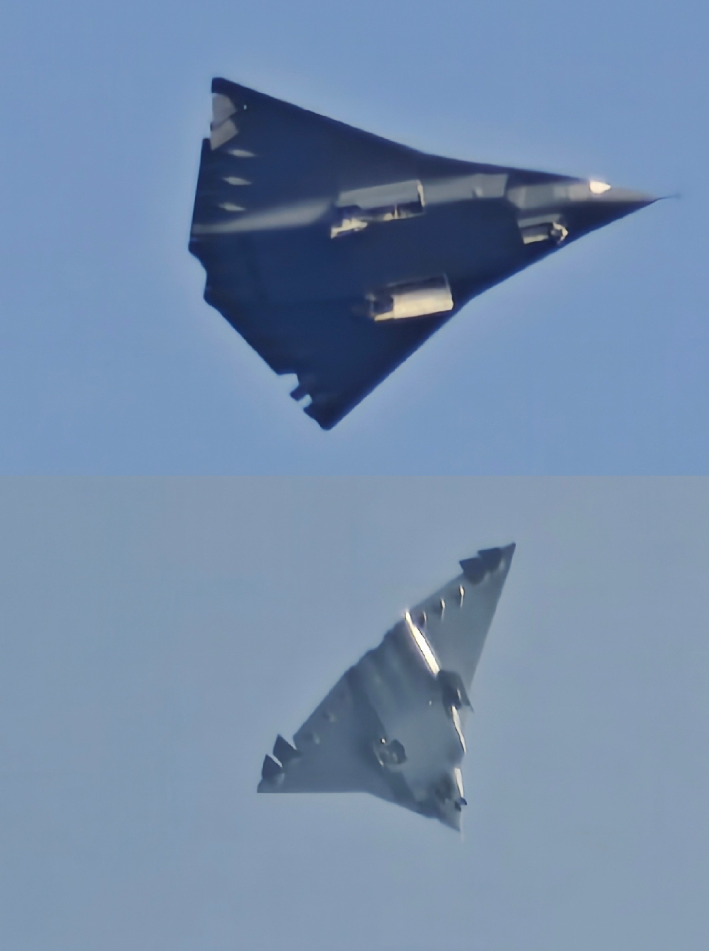 Flight footage of a sixth-generation Chinese fighter escorted by a two-seat J-20 appears, and the next day the surprises continued, the Chinese took off another new, smaller fighter! In total, two new aircraft were presented in one day