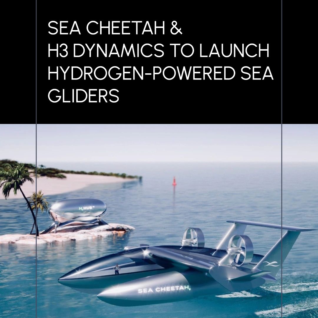 Sea Cheetah & H3 Dynamics Team Up for Hydrogen-Powered Sea Glider