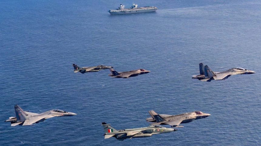 Su-30 vs F-35: They finally met! At the Konkan 2025 exercises held every two years to "enhance joint naval and air capabilities of India and the United Kingdom on the high seas". All the scenarios and battles.