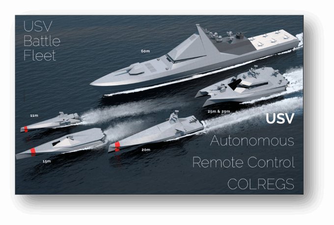 SAS Technology & Sigmund Naval collaboration for the development of USVs in the Eastern Mediterranean, The 15 & 60 meter USVs that interest us.