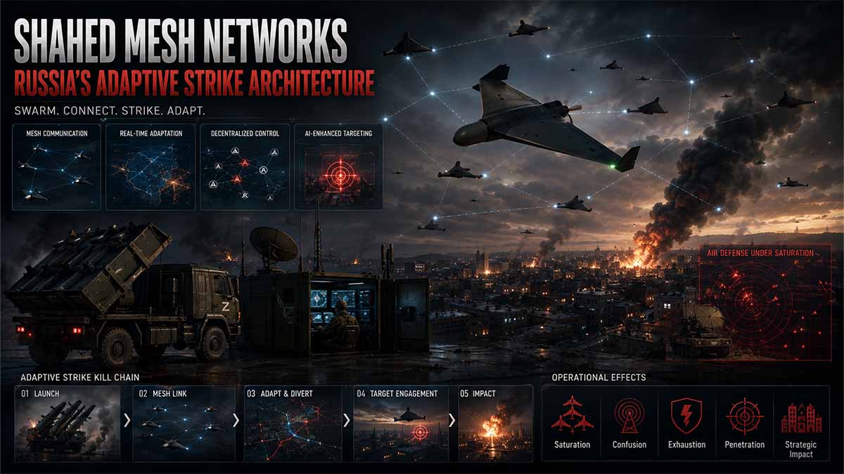 Shahed Mesh Networks: Russia’s Adaptive Strike Architecture