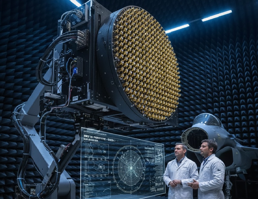 Thales' GaN-based RBE2-XG radar is entering prototype phase for the Rafale F5. The new radar will extend radar detection ranges by 30% to 70%, depending on target characteristics (e.g. F-35) and engagement conditions.