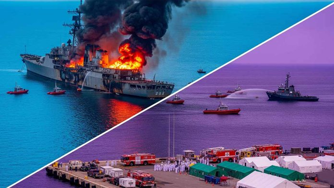 Fire on the USS New Orleans: Maritime Security and Alliance Response in 2025. Poorly designed ships, faulty fire suppression systems, untrained crews, flammable materials in the wrong places, poor maintenance, non-backup fire suppression systems.