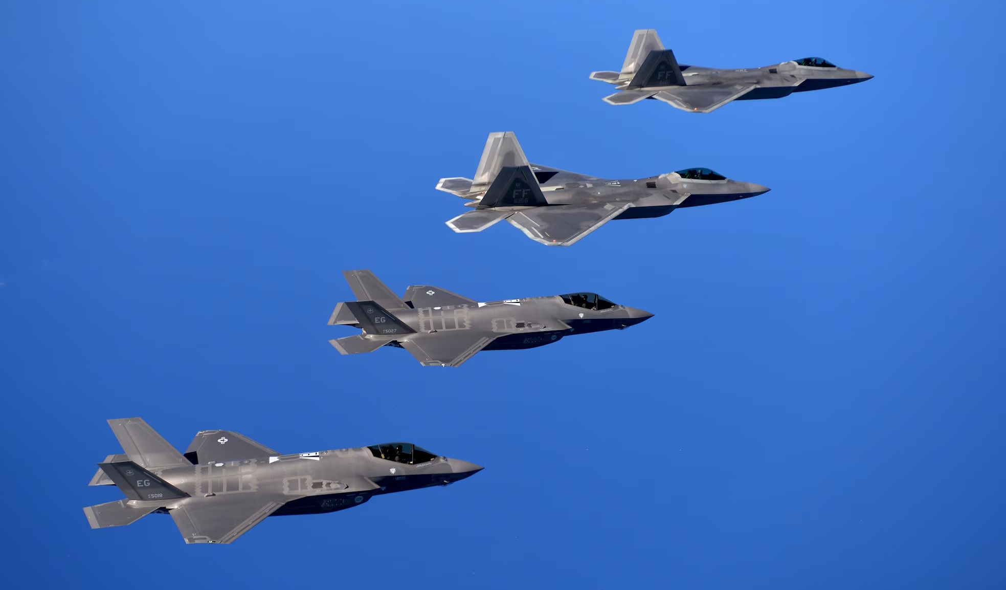 The US Air Force is deploying 18 F-35 jets and tankers from the UK to the Middle East ahead of talks in Geneva with Iran. The six KC-135s are scheduled to land at the air base in Souda Bay!