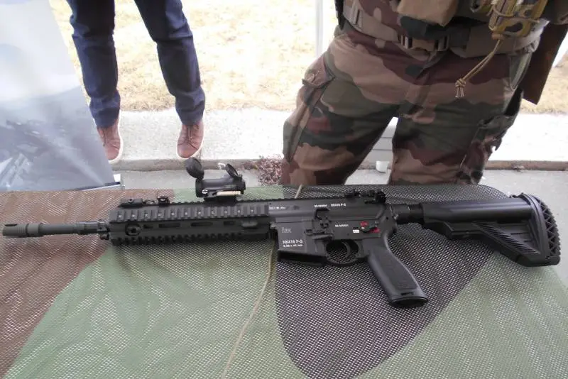 HK416 Rifle: If you really want a very good rifle to replace the useless and unsuitable G-3s! Although in Germany they are replacing the G36s!