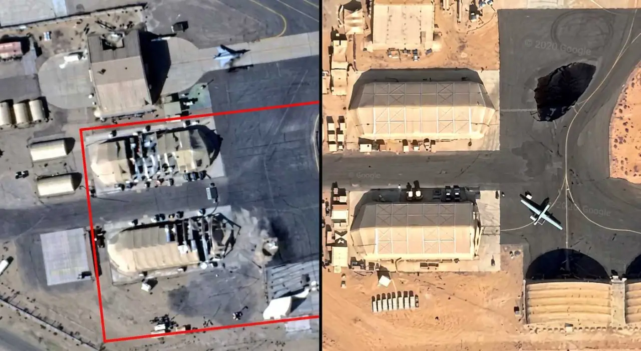 Kuwaiti and Italian aircraft were hit at Ali Salem air base. Three Eurofighter Typhoon fighter jets of the Kuwaiti Air Force were destroyed - the ones Turkey was going to take! Your aircraft are gone Mr. Erdogan, Iran ate them